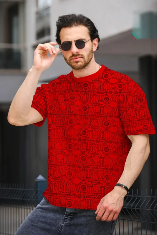 Bold Pattern Printed T-Shirt